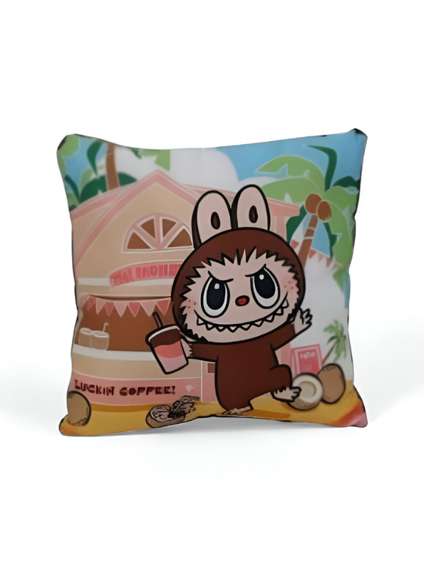 Official Labubu Plush Pillow by POP MART | The Monsters Series Cute & Creepy Stuffed Animal Soft Toy LMI11440