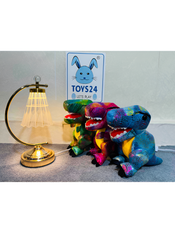 Green - Super Soft Toy Rainbow T-Rex Stuffed Animal - Huggable & Colorful Dinosaur Plushie Toy LMI11902