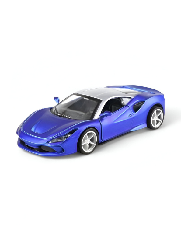 Blue - Ferrari SF90 Spider Diecast Car – Premium Collectible Model | Metal Sports Car Toy for Enthusiasts - Scale 1:32 LMI15654