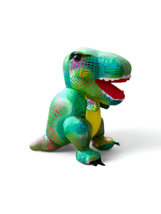 Green - Super Soft Toy Rainbow T-Rex Stuffed Animal - Huggable & Colorful Dinosaur Plushie Toy LMI11902