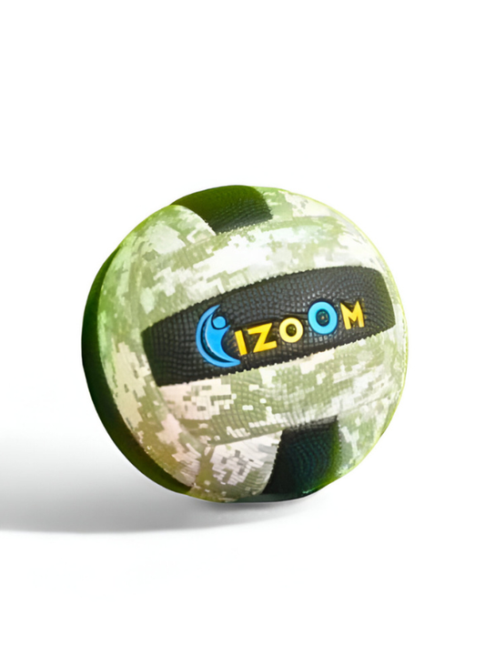 iZoom Grey & Black Outdoor Volleyball – Durable, High-Visibility Beach & Court Ball LMI15660.