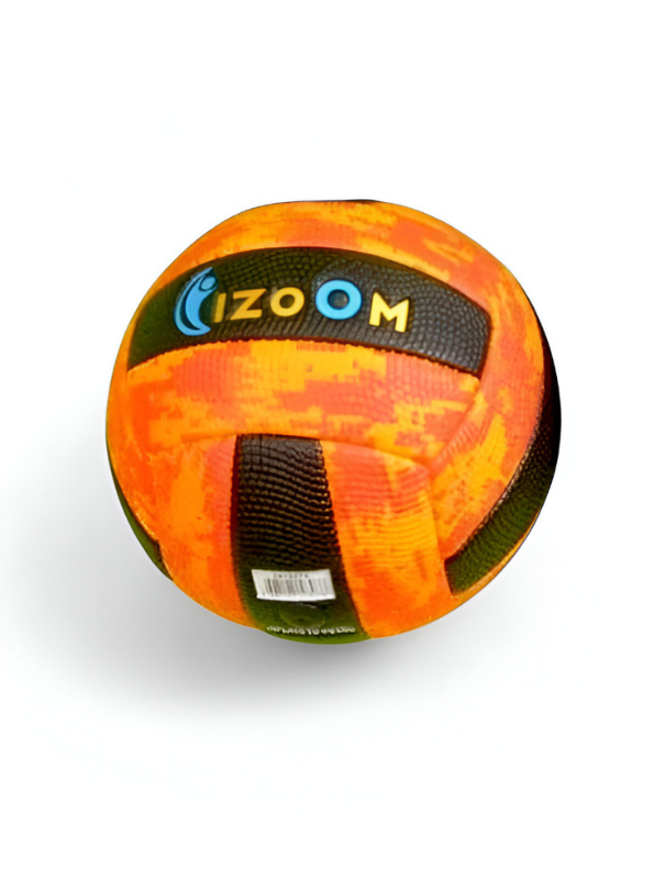 iZoom Orange & Black Outdoor Volleyball – Durable, High-Visibility Beach & Court Ball LMI15660.