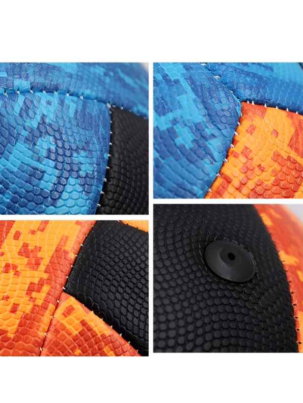 iZoom Grey & Black Outdoor Volleyball – Durable, High-Visibility Beach & Court Ball LMI15660.