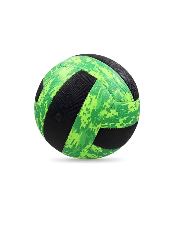 iZoom Green & Black Outdoor Volleyball – Durable, High-Visibility Beach & Court Ball LMI15660.