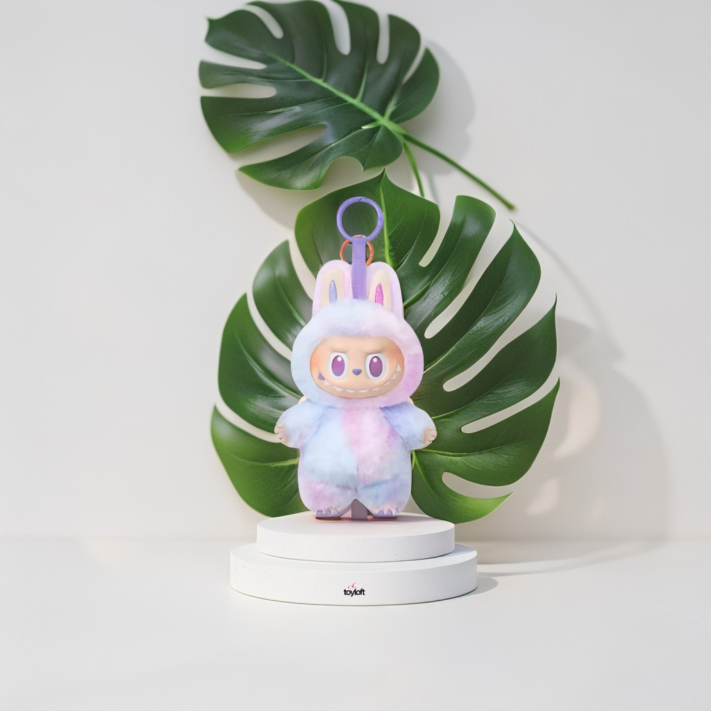 Blind Box - Toffee - Official Authentic Barcoded Pop Mart Labubu Plush Keychain – Limited-Edition Fuzzy Bunny‑Eared Monster