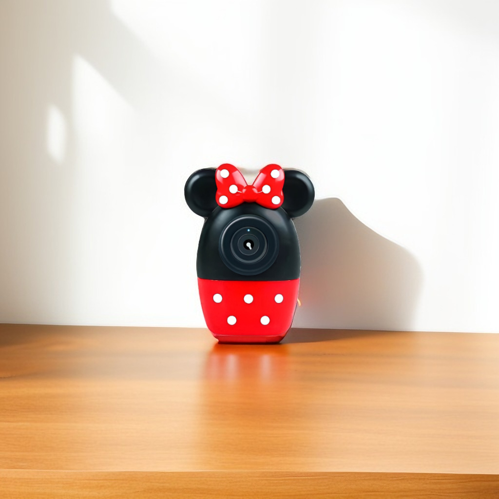 Minnie Mouse Bubble Camera Toy for Kids | Automatic Bubble Blower with Cool Lights & Music LMI13662