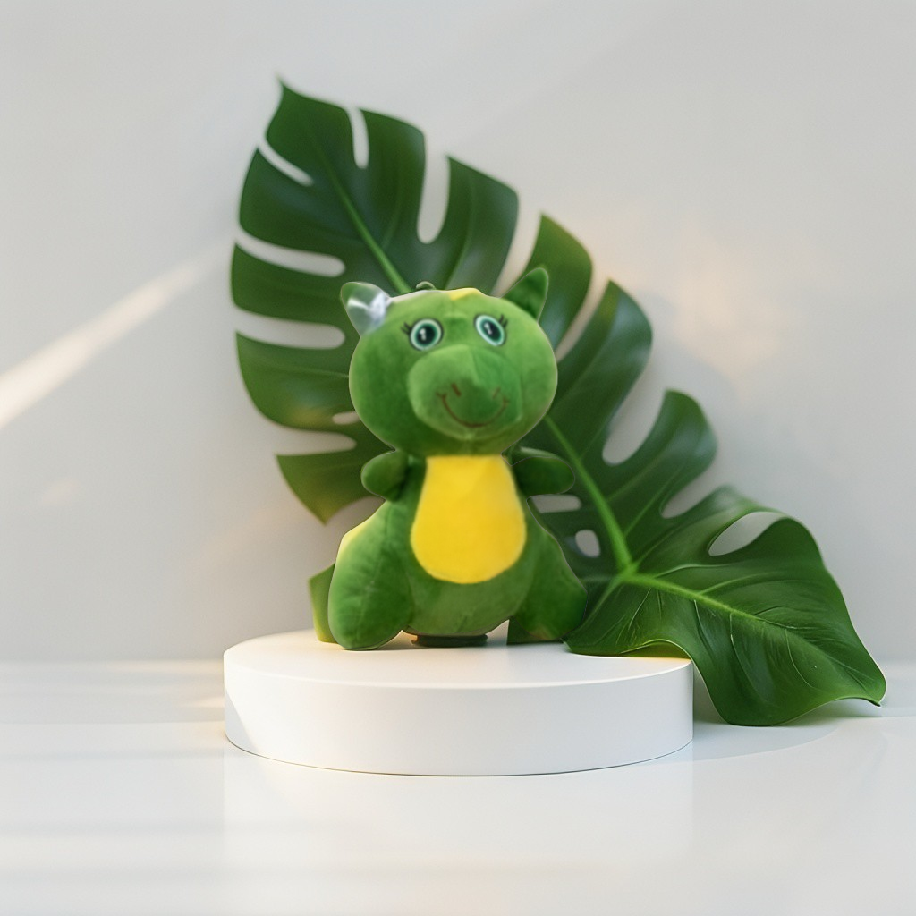 Plush Dragon Stuffed Animal - Adorable Green Soft Toy with Wings LMI11925