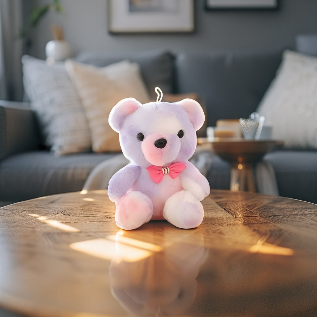 Plush Teddy Bear Set – 8-Inch Pastel Kawaii Stuffed Animals, Soft & Fluffy Cuddly Toy for Kids LMI11094.
