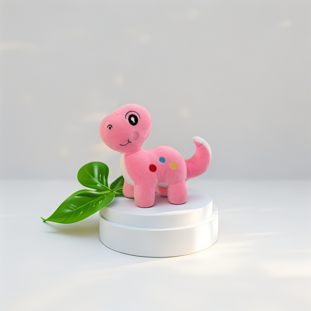 Soft Pink Dinosaur Plushie - Kawaii Dino Cuddle Soft Toy for Toddlers LMI11915