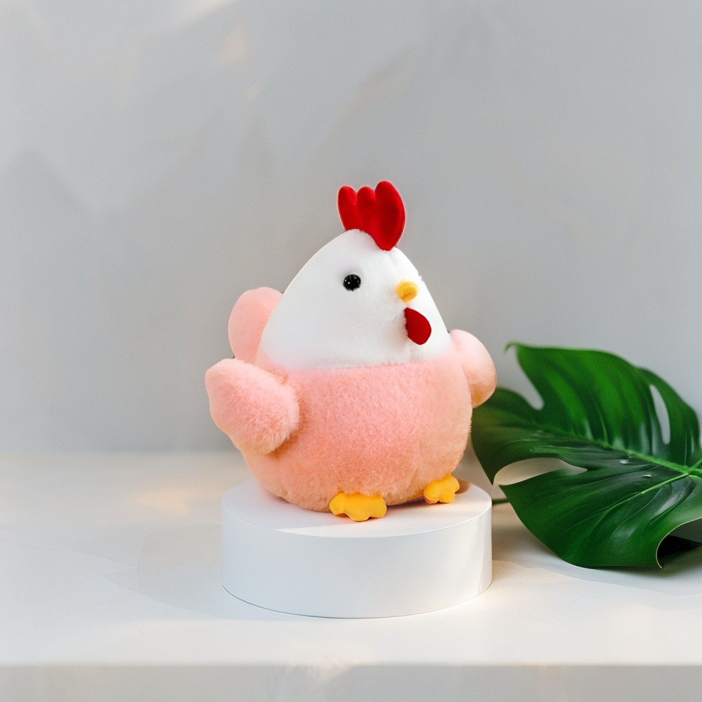 Chicken Plush Toy 8-inch Soft Stuffed Animal Toy LMI11084.