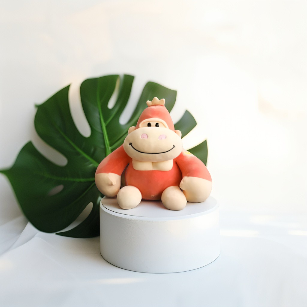 Orange - Super Soft Toy Monkey Stuffed Animal for Kids | Cute & Cuddly Plush Toy for Boys & Girls LMI11095