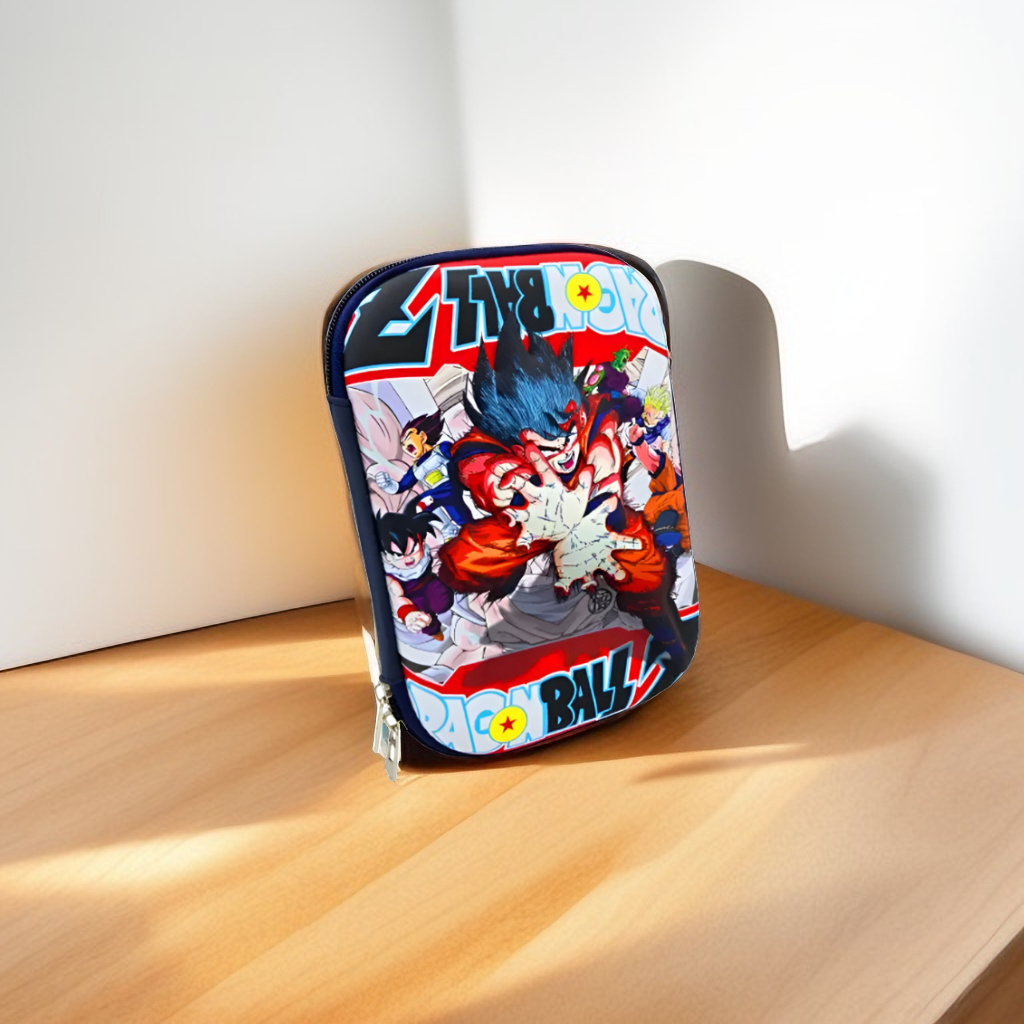 Dragon Ball Z Pencil Pouch for Kids - Goku & Friends Stationery Case.