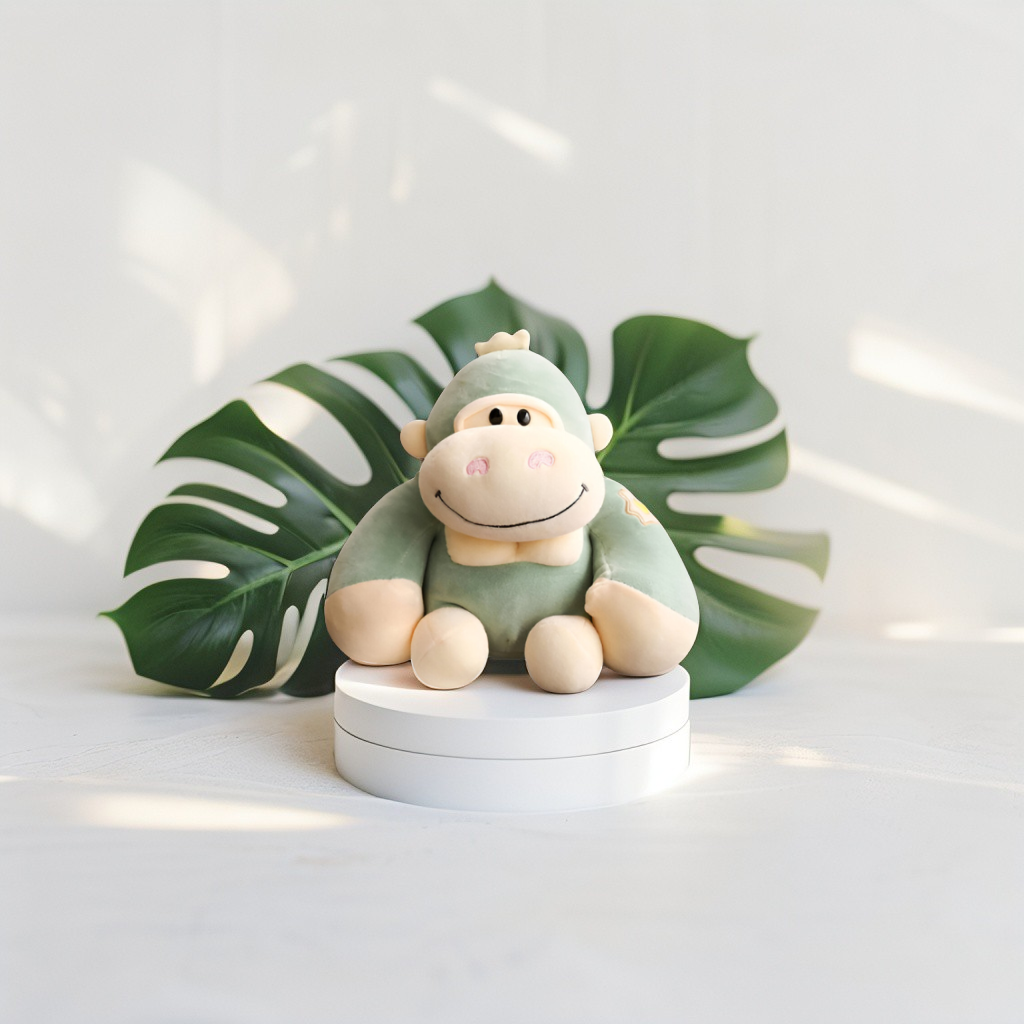 Green - Super Soft Toy Monkey Stuffed Animal for Kids | Cute & Cuddly Plush Toy for Boys & Girls LMI11095