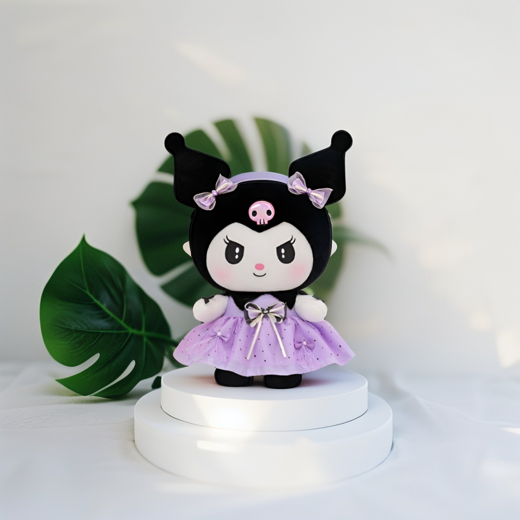 Kawaii Kuromi Plush Doll | Soft & Cuddly Sanrio Collectible LMI15437
