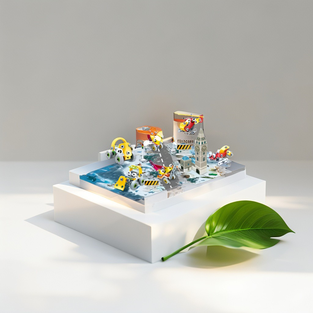 Build & Play – 178PCS Aircraft Bell Tower Construction Kit STEM Building Blocks Toy for Kids, Educational Assembly Playset NX13236.