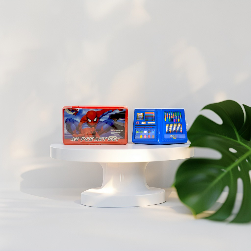 Spider-Man Coloring Set for Kids – 42-Piece Art Kit with Crayons, Fun Creative Activity for Toddlers, Preschoolers & Children NOVHBC-188641.