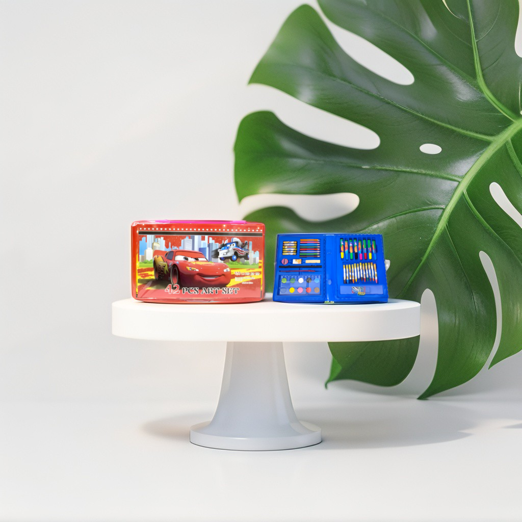 Lightning McQueen Cars Coloring Set for Kids – 42-Piece Art Kit with Crayons, Fun Creative Activity for Toddlers, Preschoolers & Children NOVHBC-188641.