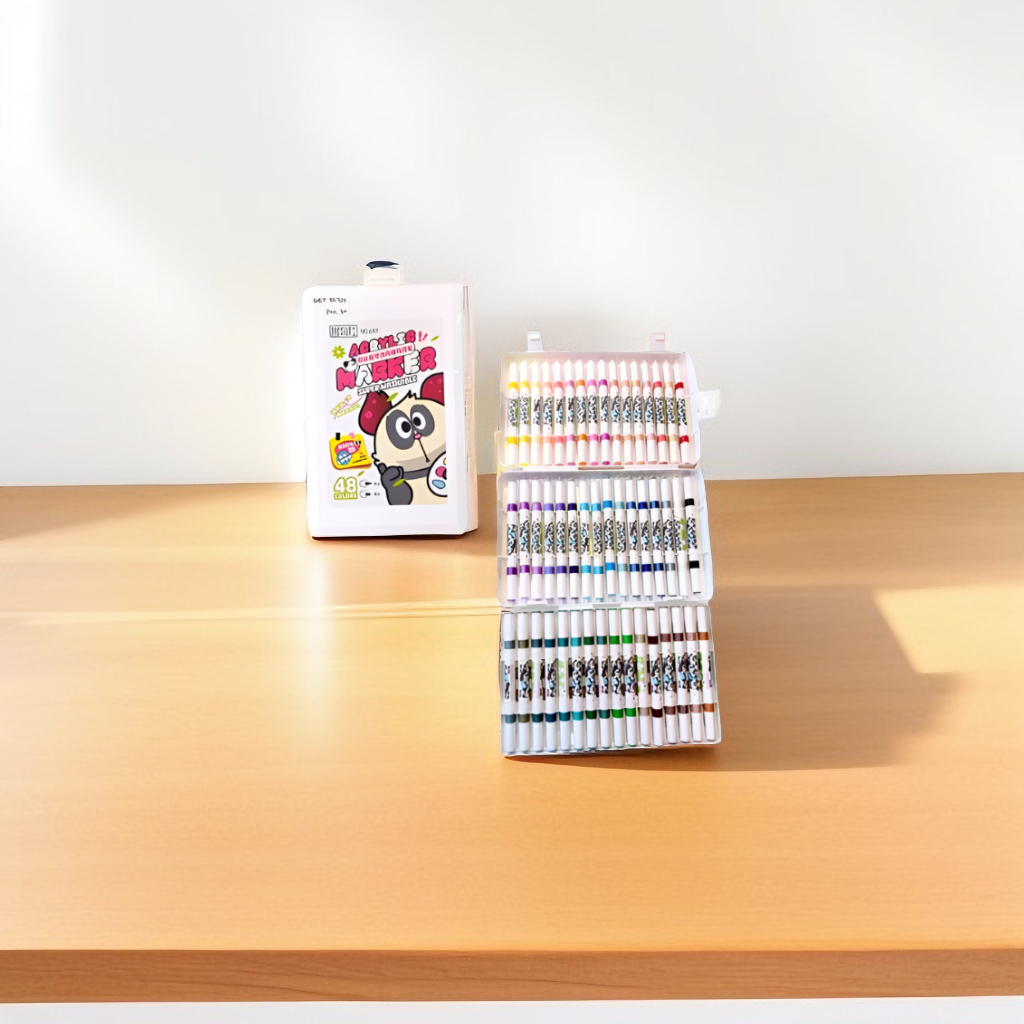 Acrylic Paint Markers for Kids | Panda Art Supplies & Craft Set NOVGBT-50764