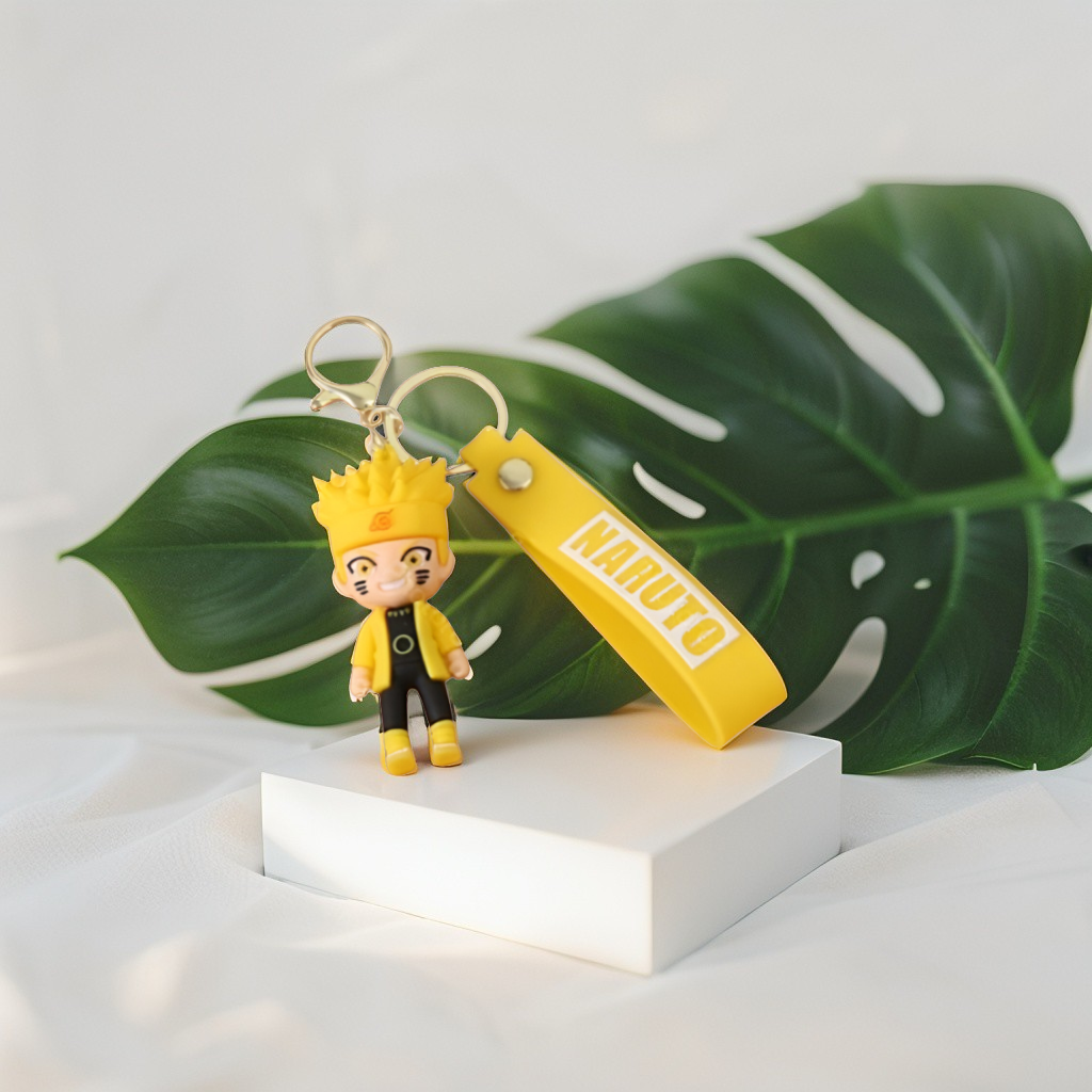 Naruto Shippuden Uzumaki 3D Keychain | Strap Charm & Hook