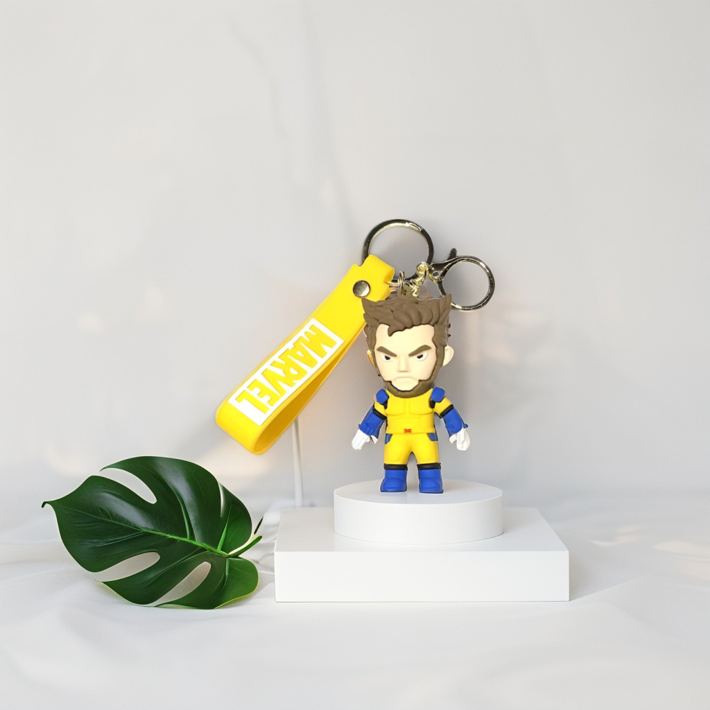 Marvel Wolverine Keychain no mask – Fun & Durable Cartoon Keychain NOVHBC-1881210.