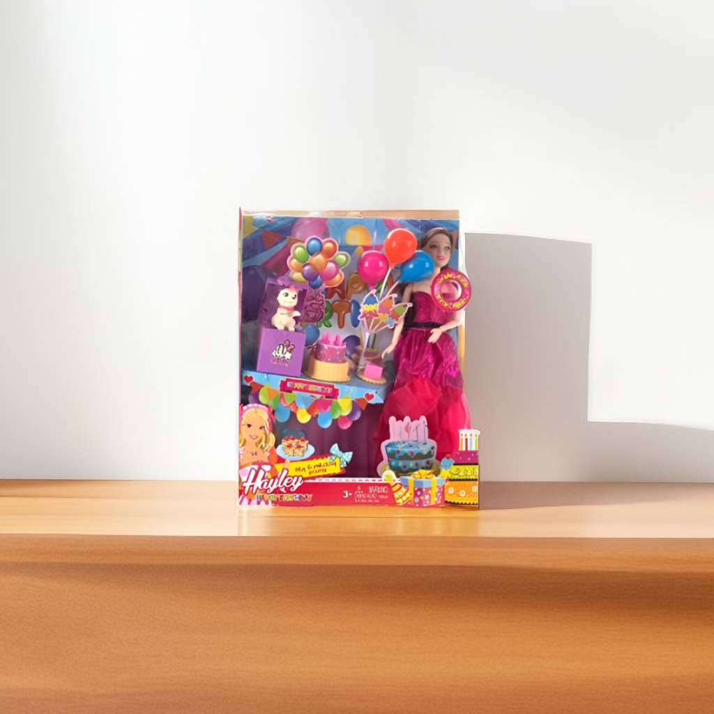 Barbie Birthday Celebration Doll with Cake and Accessories | Perfect Gift for Girls NX13255