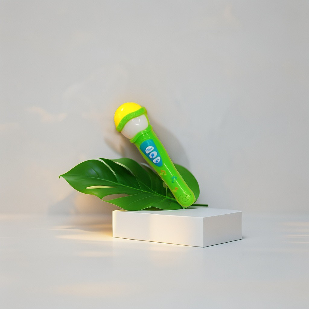 Green - Musical Microphone Toy for Kids - Singing Mic with Lights & Sounds (Copy)