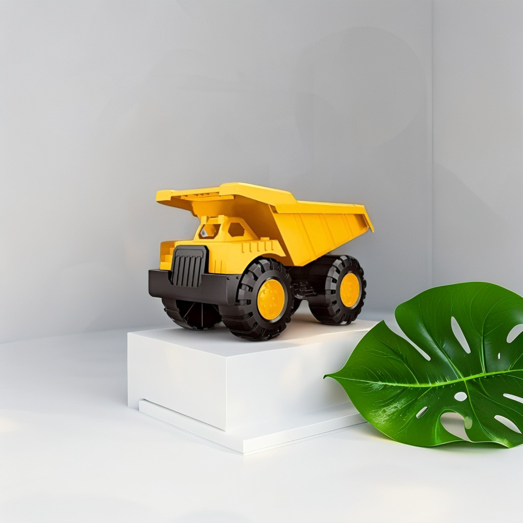 Dump Truck Plastic Construction Vehicle Toy for Kids - Durable & Realistic Design