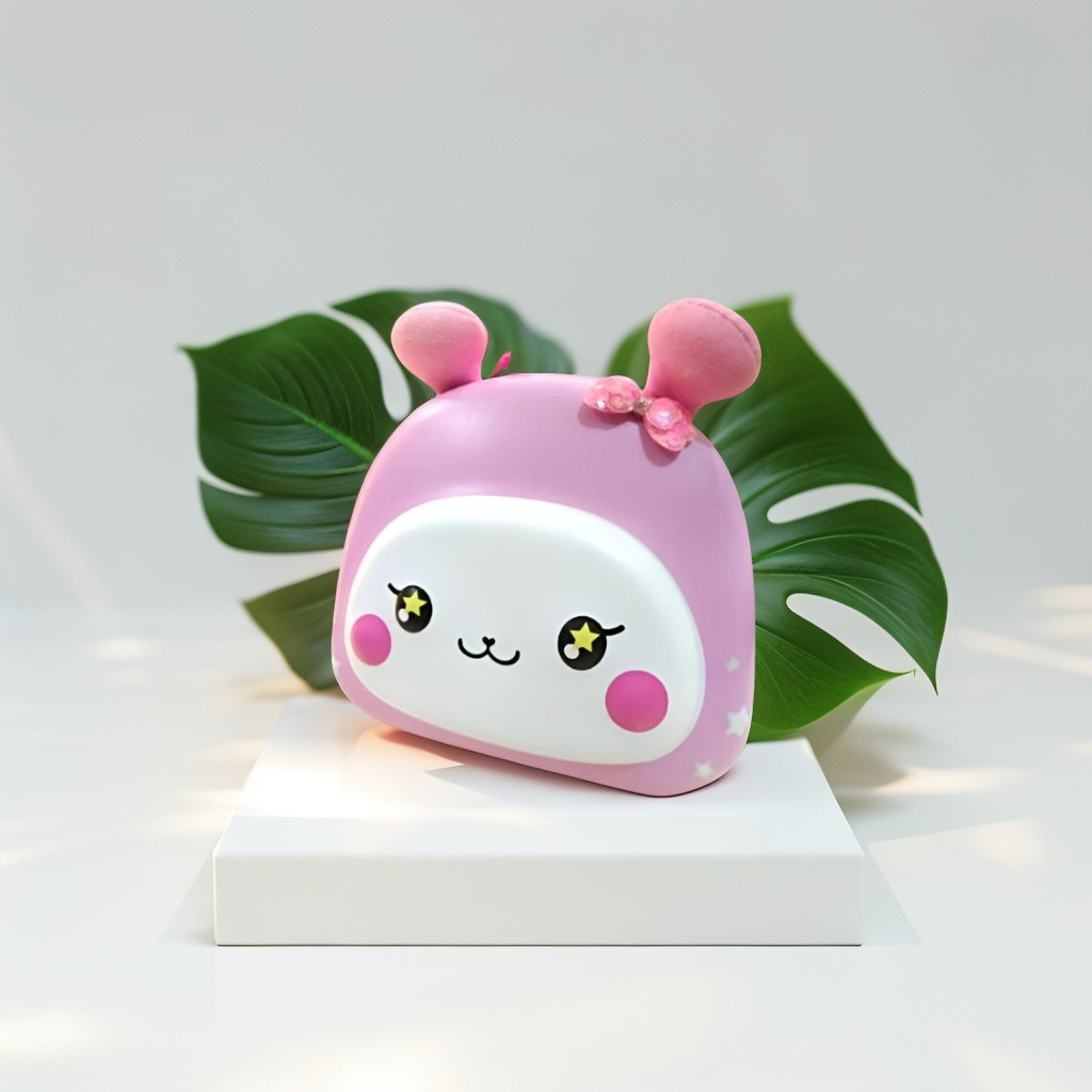 Cute Pink Bunny Backpack for Girls | Kawaii Plush Toddler School Bag | Soft 3D Animal Daycare Backpack