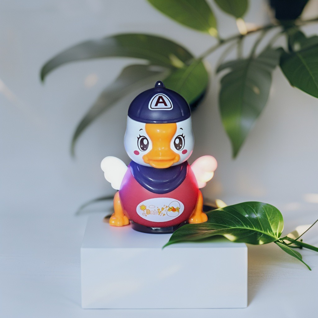 Cute Duck Interactive Walking Toy for Toddlers | Musical & Dancing Duck Toy with Wings | Fun Creative Gift for Babies.