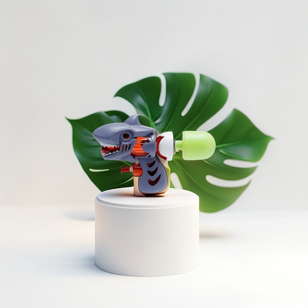 Grey - Cool Shark Water Gun for Kids - Fun & Safe Pool Toy