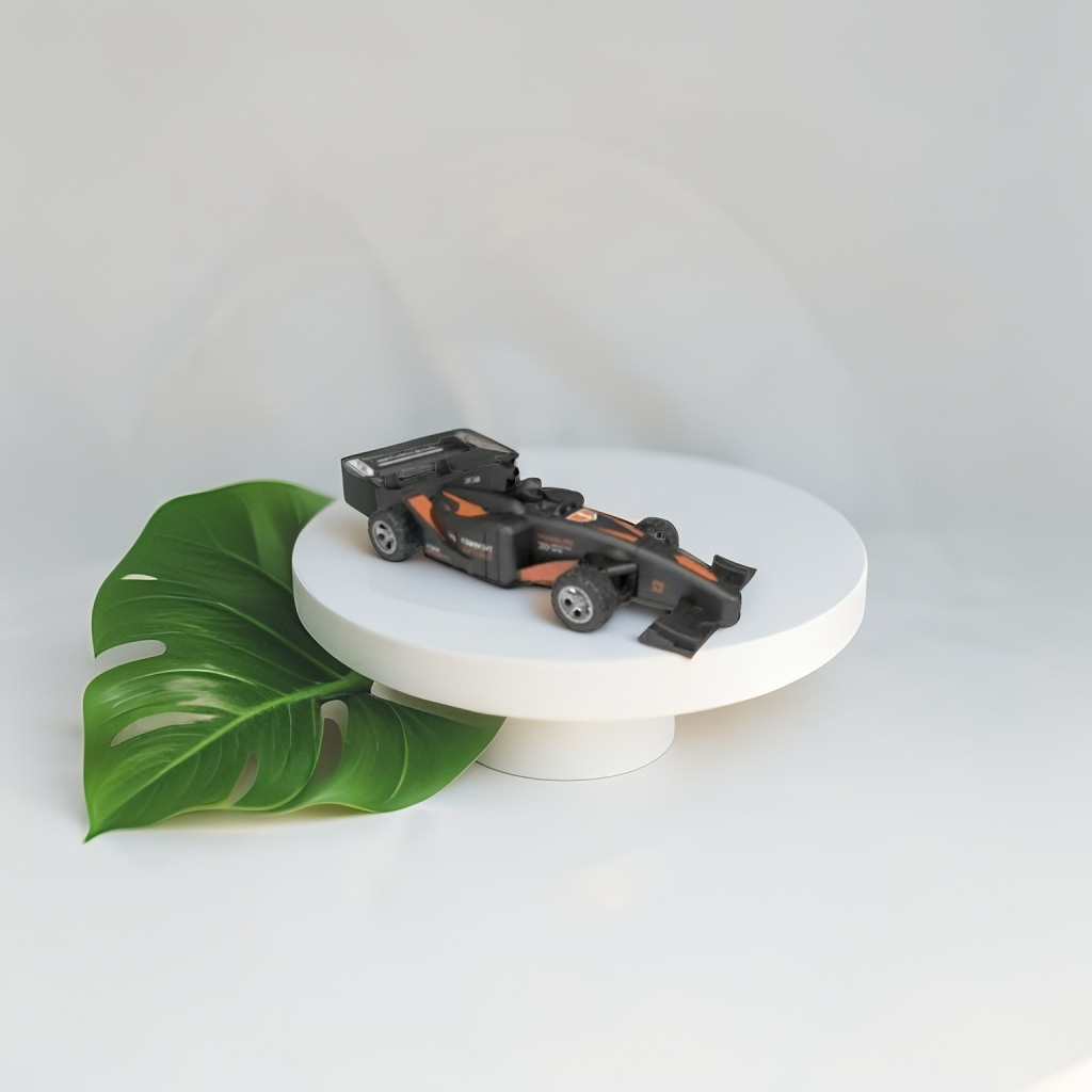 Remote Control F1 Formula Racing Car Toy with Steering Wheel Controller for Kids & Boys LMI15322.