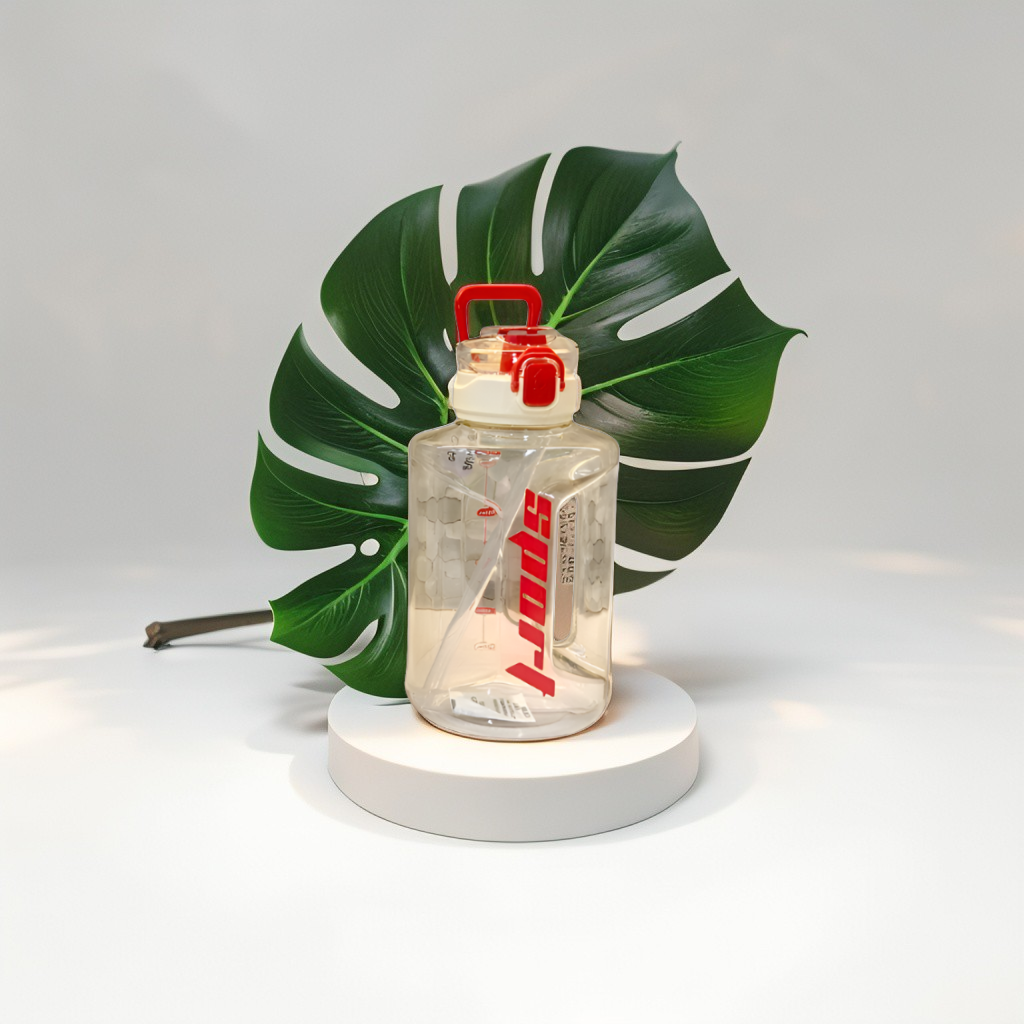 Sport Water Bottle 1350ml with Handle | Leakproof & Portable Hydration for Gym & School | BPA-Free Drink Bottle NOVGBT-50668.