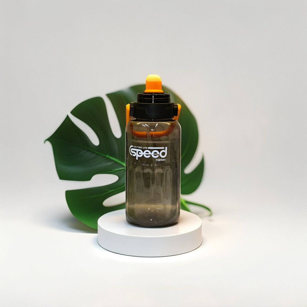 Speed 1500ML Water Bottle with Straw | Portable & Leakproof Gym Bottle | Large Capacity BPA-Free Hydration Gift  NOVGBT-50583.