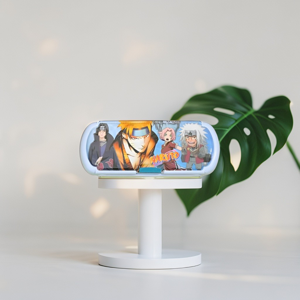 Official Naruto Character Print Pencil Box - Featuring Itachi Uchiha, Naruto Uzumaki, Sakura, and Jiraiya NOVHBC-188562