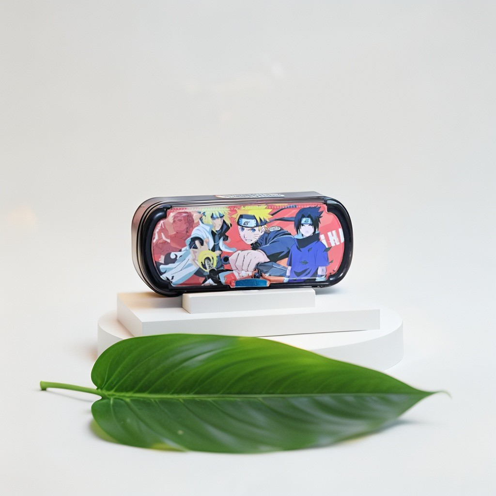 Naruto, Sasuke & Minato Uzumaki Themed Metal Pencil Box / Stationery Case NOVHBC-188562