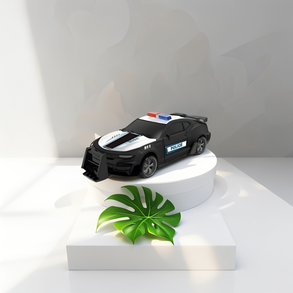 RoboPatrol – Pack of 2 Police Transformer Cars for Kids | Pull-Back Action & Shape-Shifting Fun Vehicle Toy Set LMI15101.