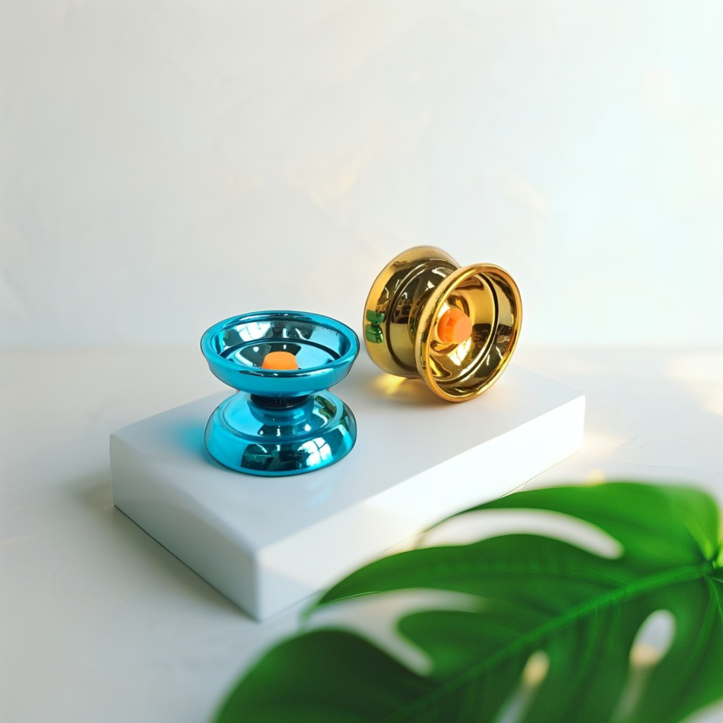 Blue - TurboSpin – High-Speed Metal Yo-Yo Spinner Toy for Kids | Durable Bearing for Smooth Tricks & Sports Play LMI8847.