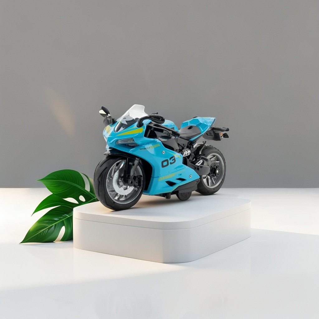 Ducati 1199 Panigale – Realistic Diecast Bike Model with Engine Sound For Kids & Enthusiasts Scale 1:12.
