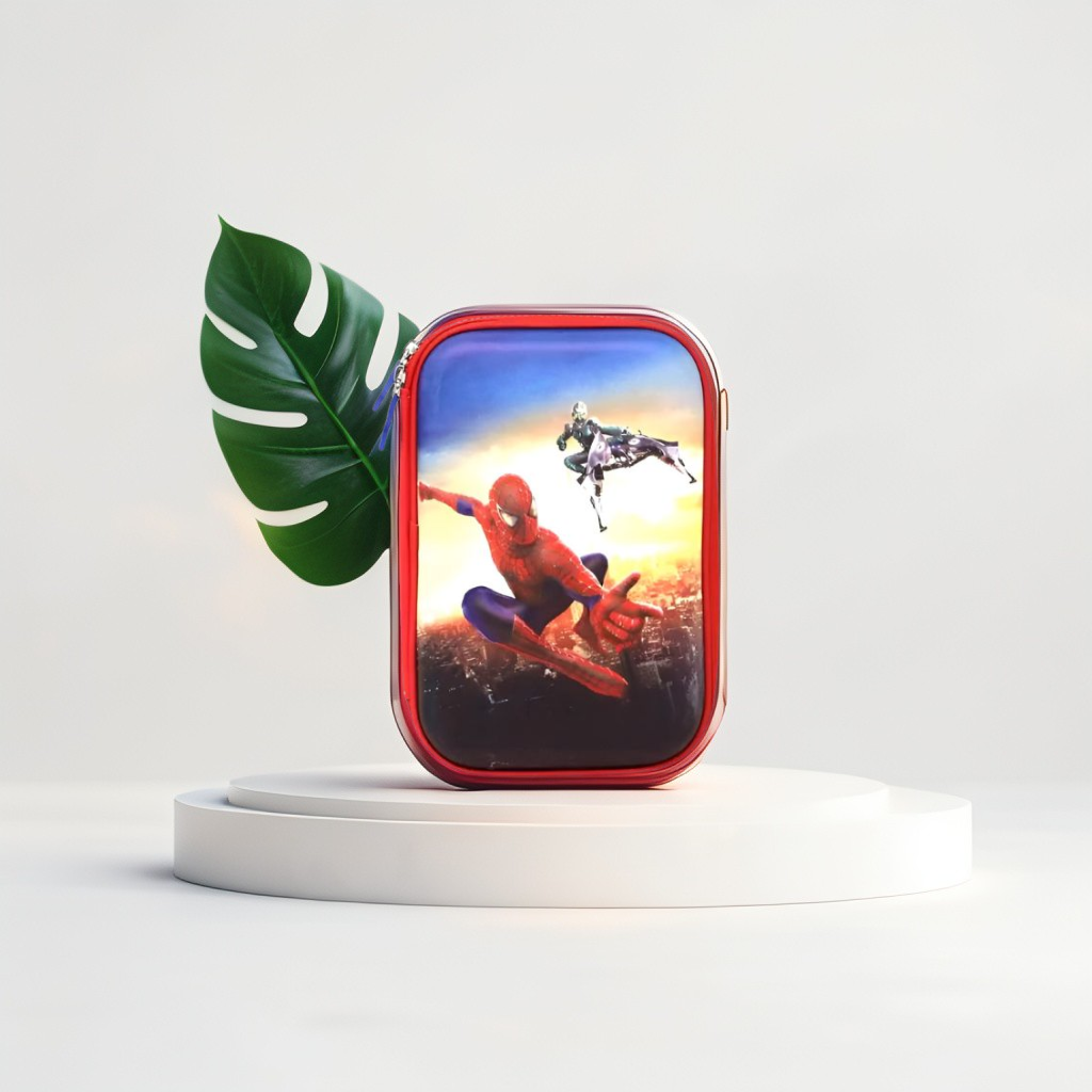 SpiderHero – Spider-Man Blister Pouch for Kids | Single Chain Avenger Pencil Case | Marvel Superhero Stationery Bag NOV12045.