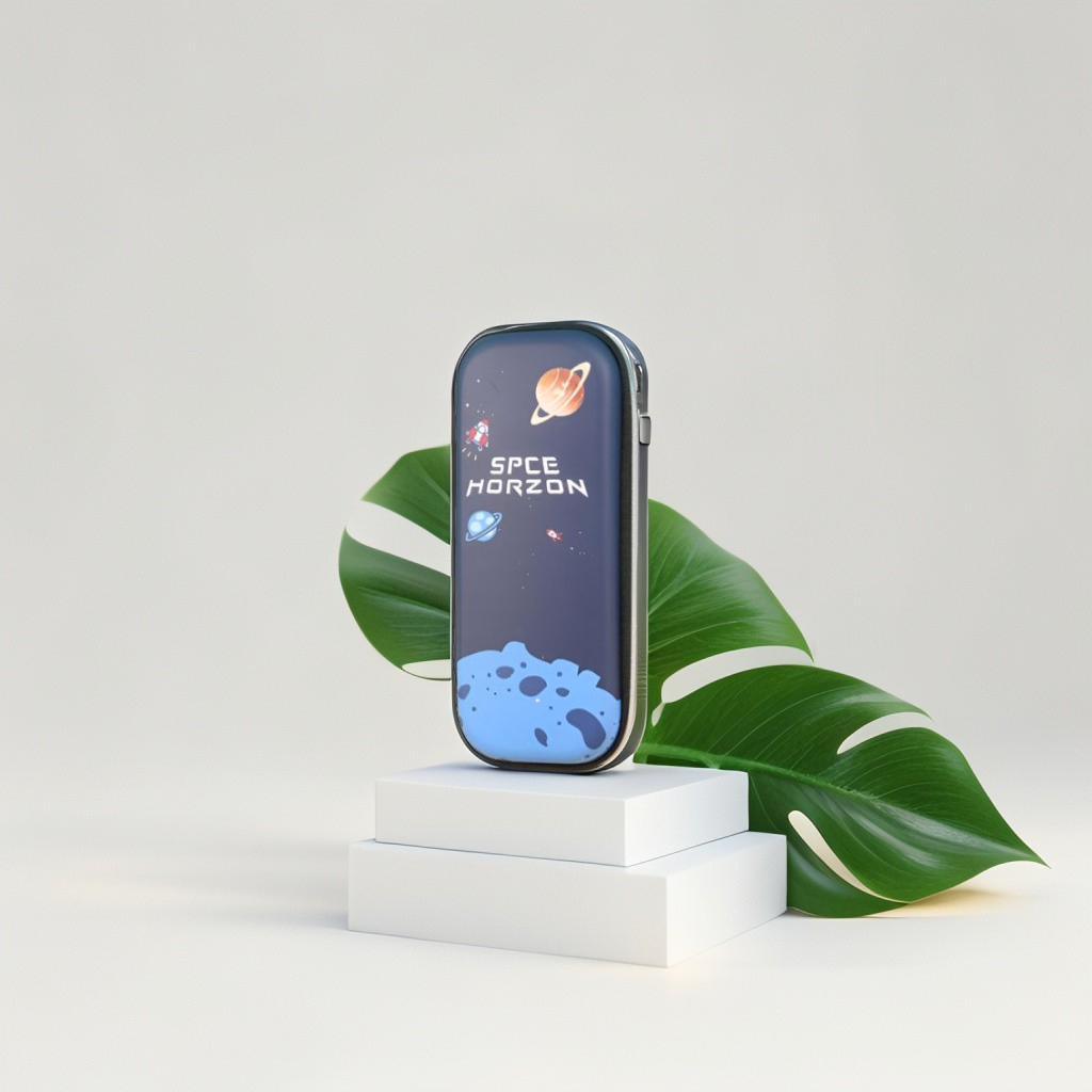 SpaceHorizon – Space Theme Pouch for Kids | Single Chain Galaxy & Rocket Design | Ideal for School & Gifting NOV5168.