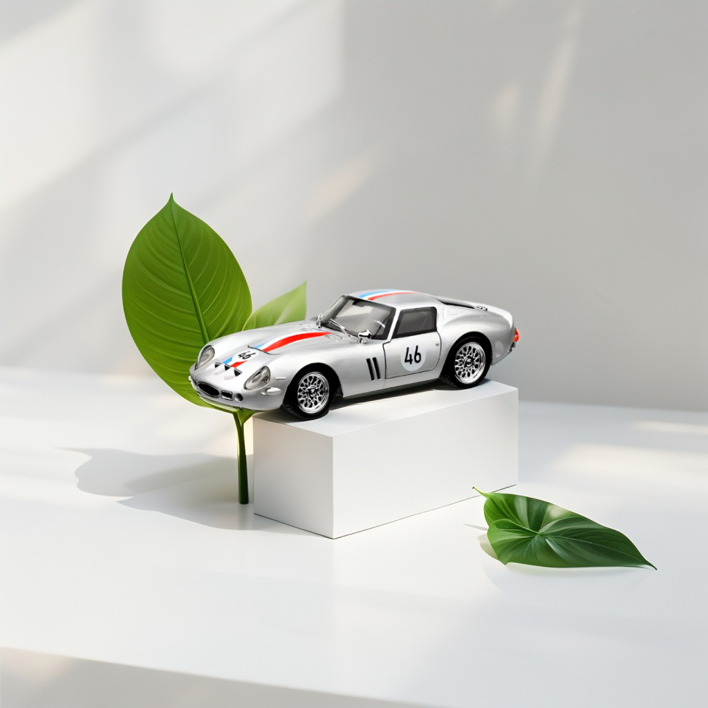 Grey - Ferrari 250 GTO – Premium Metal Diecast Collectible Toy | High Simulation Classic Sports Car Model Scale 1:32 TV5397.