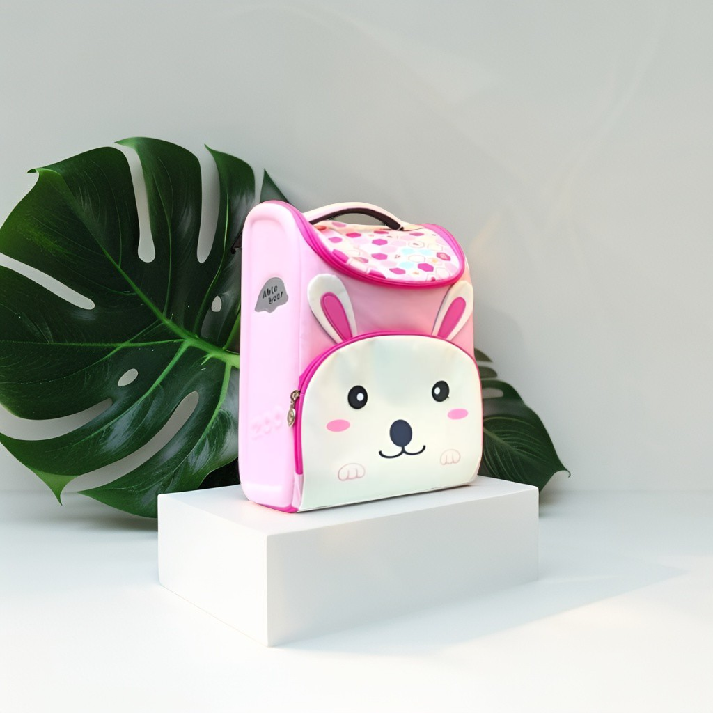 BunnyPack – Bunny Face Kids Backpack – School, College & Kindergarten Bag for Girls & Boys NOV5581.