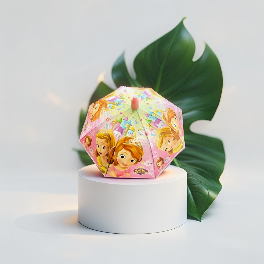 Sofibella - Princess Sofia Kids Umbrella - 50cm | Adorable Disney Umbrella for Girls with Royal Design NOV9693.
