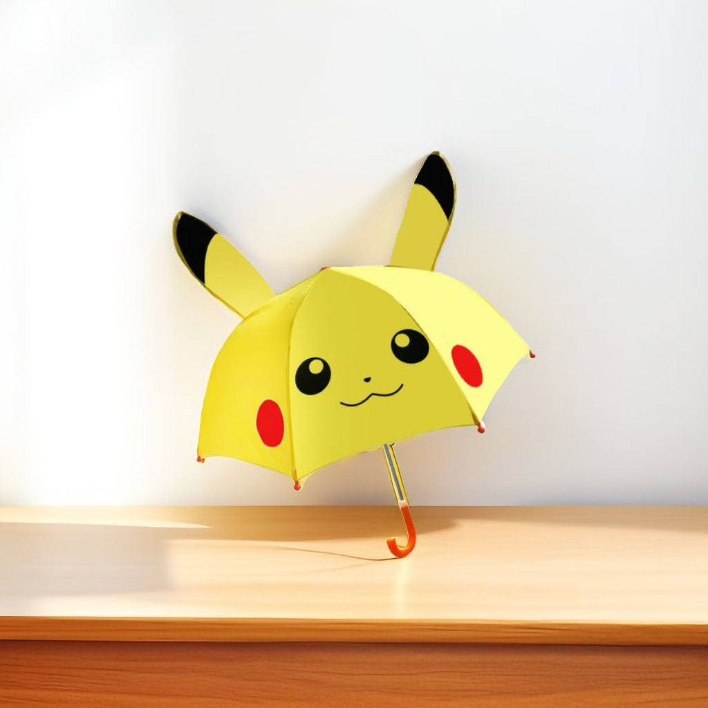 Pokemon Pikachu Kids Umbrella - Cute & Durable Rain Protection for Children NOV6219.