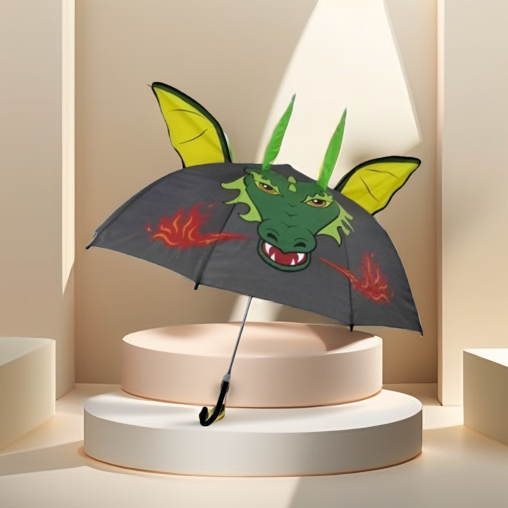 Dragonella - Dragon Kids Umbrella | Cute, Colorful & Windproof Umbrella for Boys & Girls NOV6221.