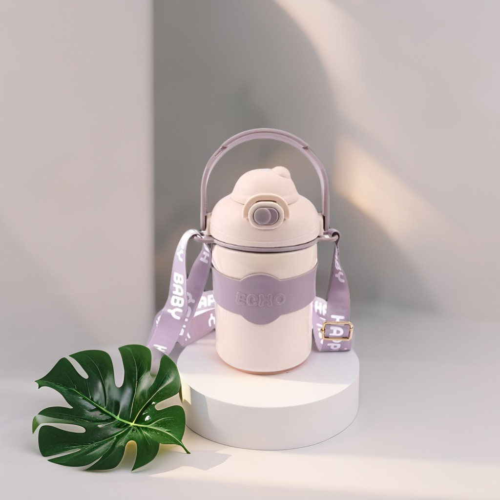 ThirstMate – 850ml Stainless Steel Water Bottle with Neck Handle NOV3969.