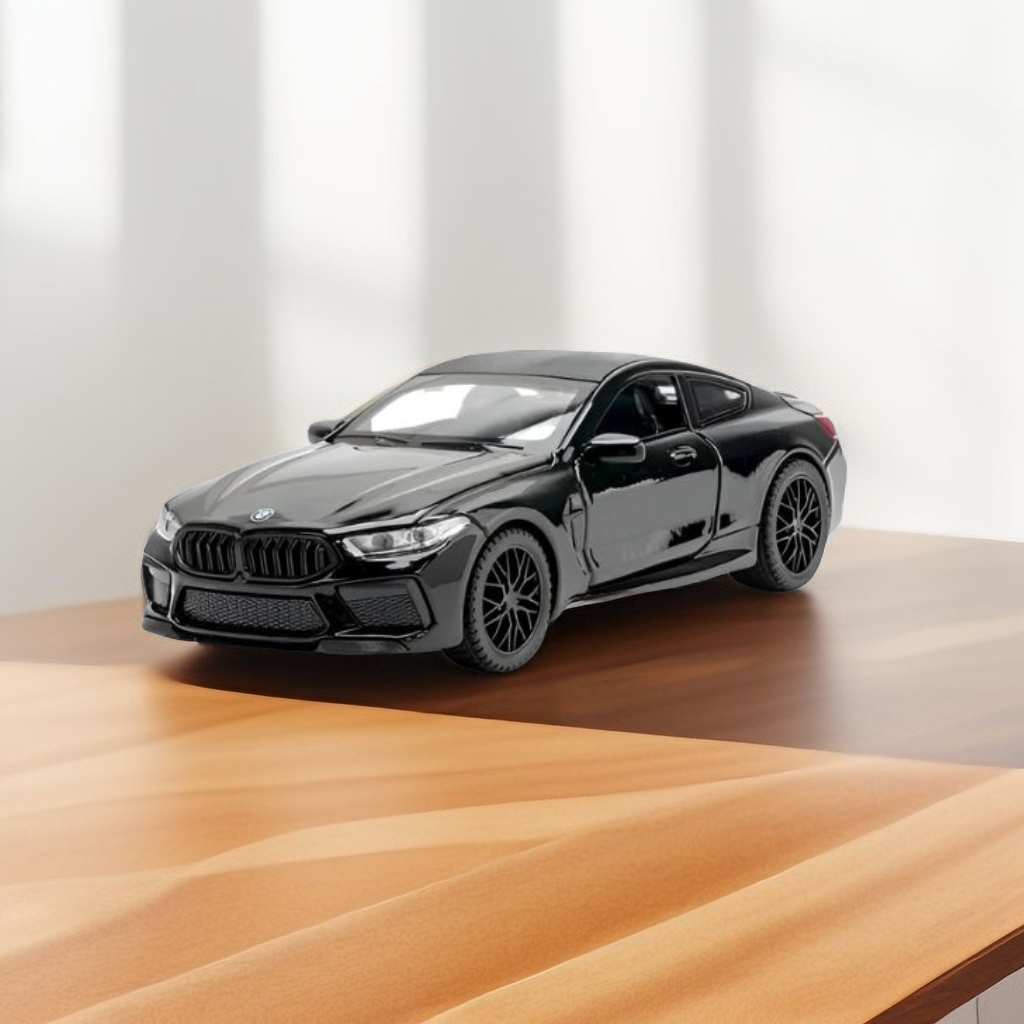 Black - BMW M8 Diecast Car – Fun, Durable & Realistic Metal Toy Vehicle for Boys and Girls – Premium Miniature Car Model Scale 1:32 TZ-OS1564.