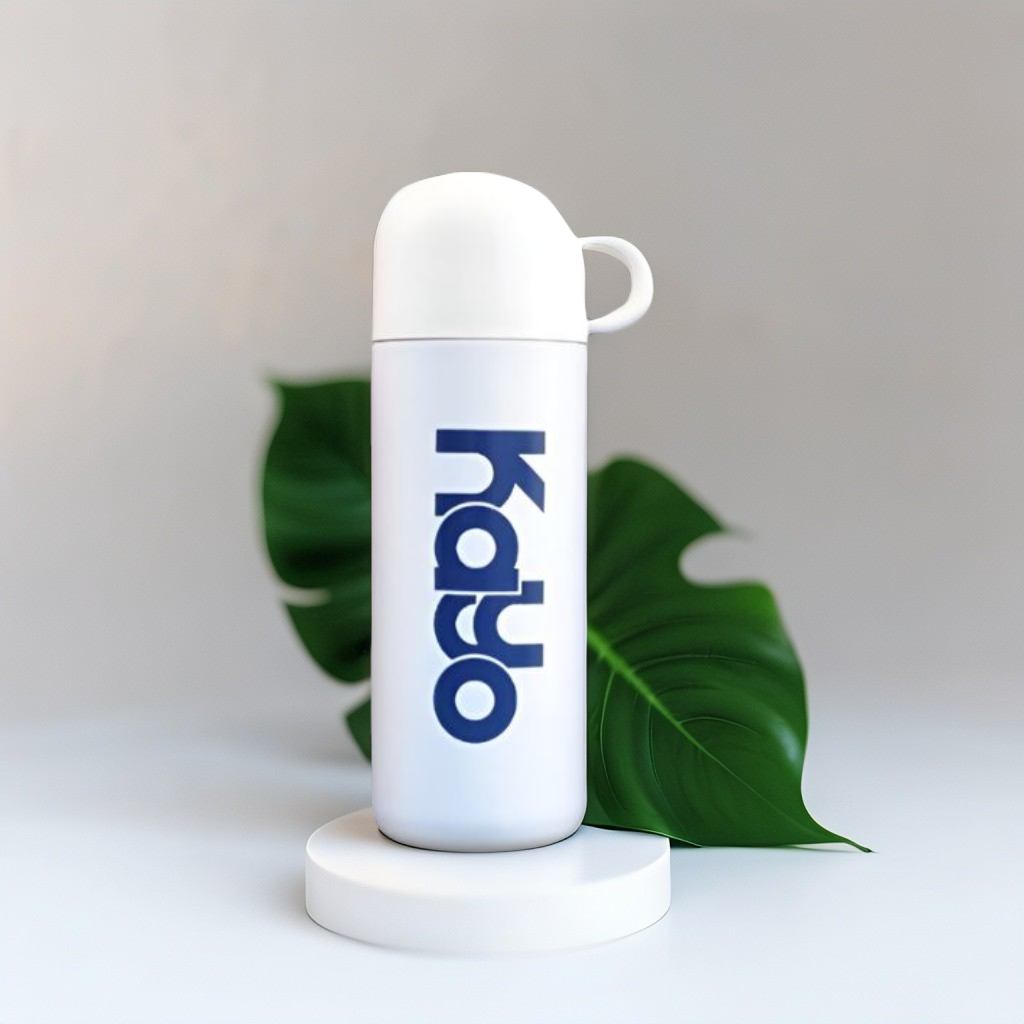 Thermosteel – 500ml Stainless Steel Thermos with Handle & Push Button Lid | Leak-Proof & Travel Friendly NOV8377.