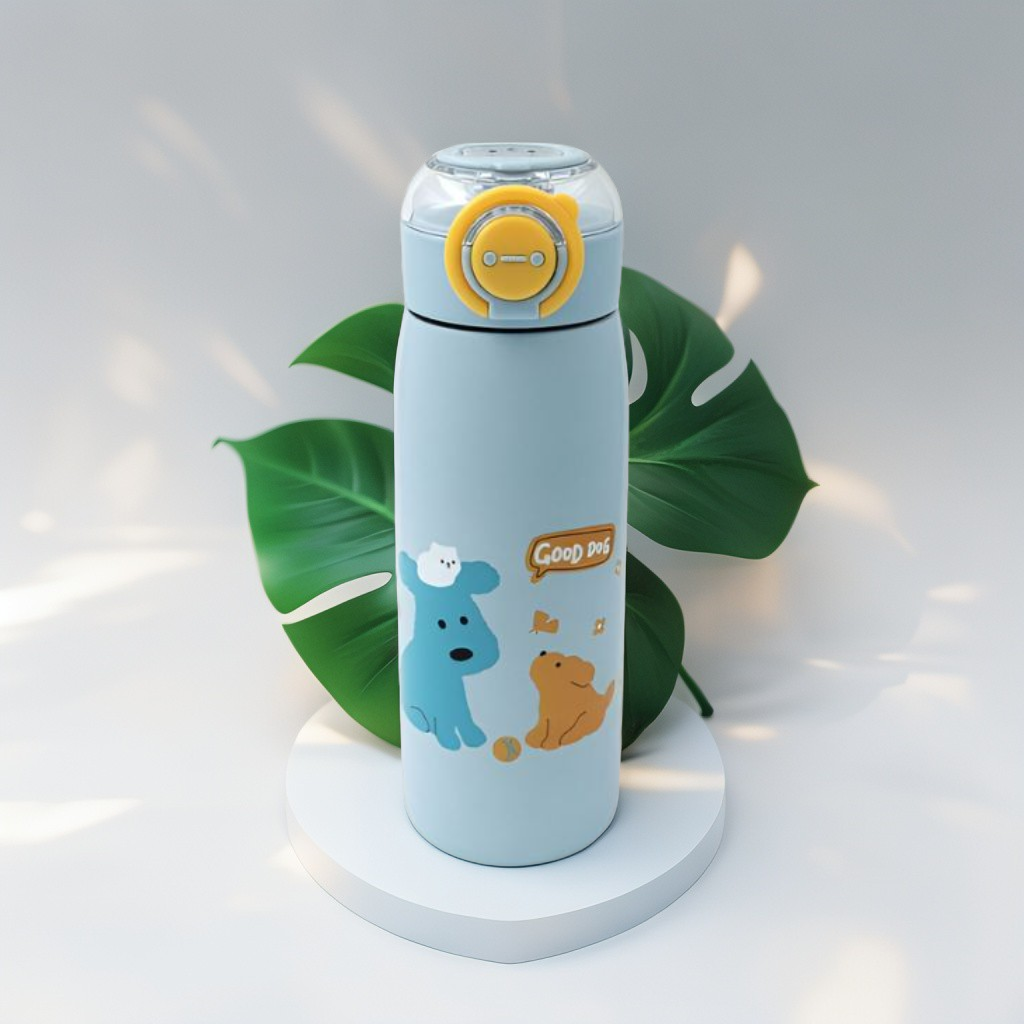 SipBuddy – 470ml Cute Printed Leak-Proof Bottle for Kids & Adults NOV11406.