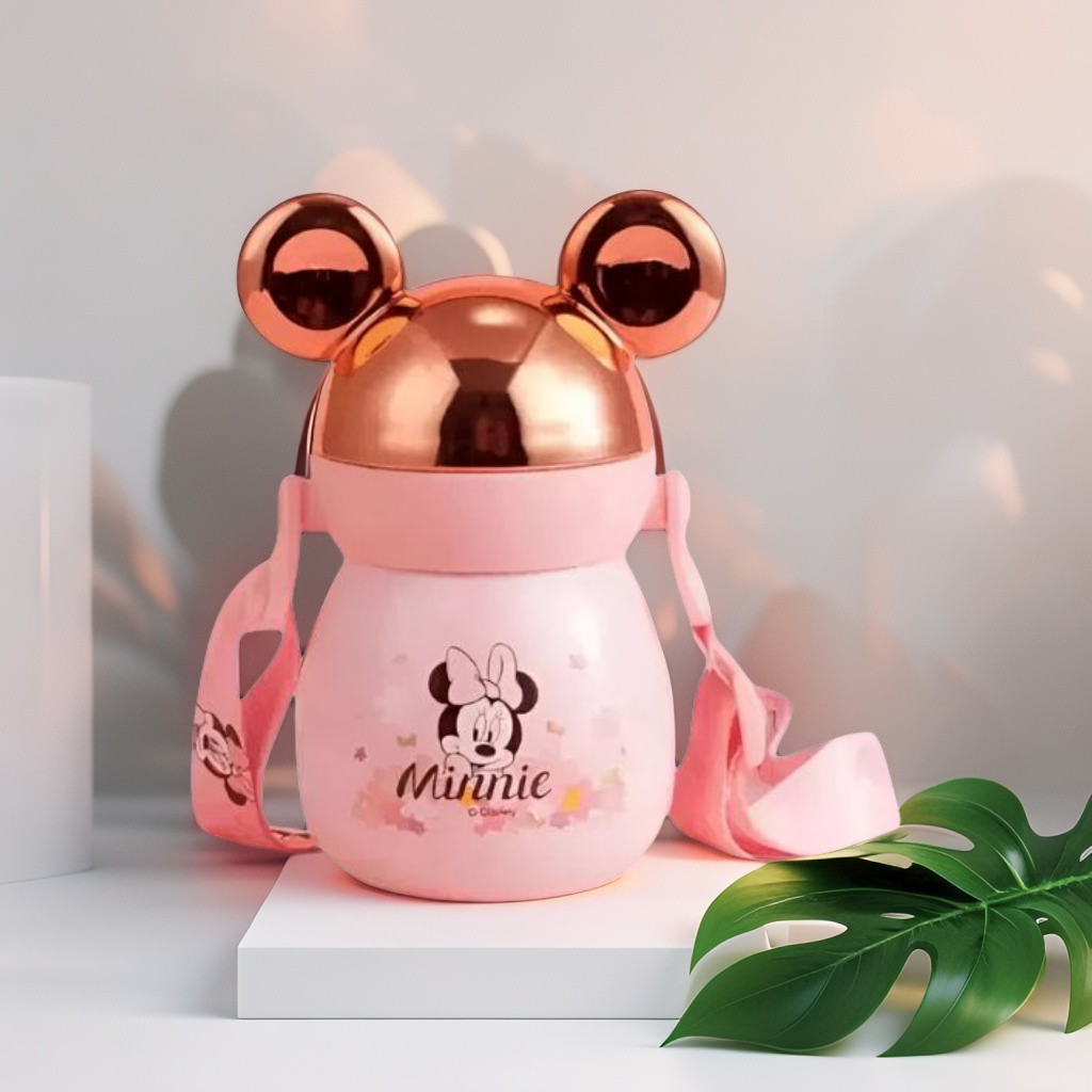 Luxurious Disney Mickey Mouse Water Bottle – Premium Kids Sipper 500ml NOV3536.